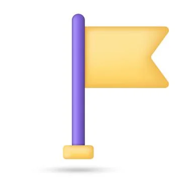 Flag icon Stock Illustration