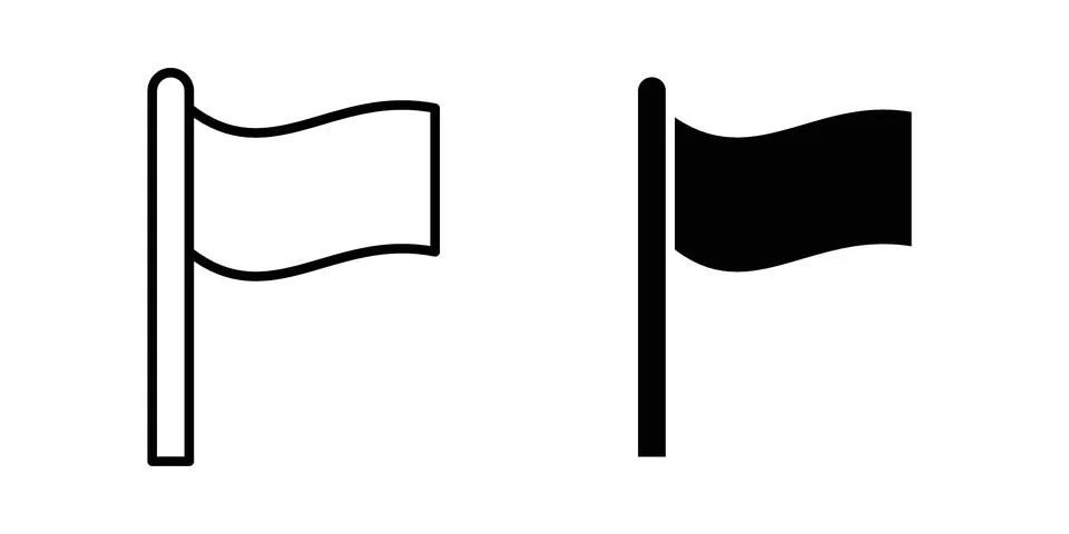 Flag icon Illustration set. Vector Eps10 for apps Stockillustratie