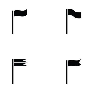Flag icon set Stock Illustration