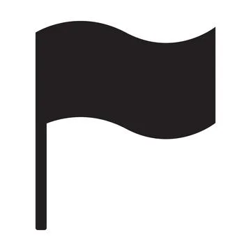 Flag icon vector for graphic design, logo, web site, social media, mobile app Illustrazione stock
