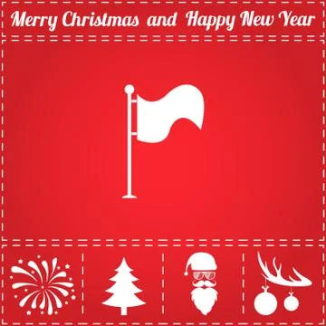 Flag Icon Vector Stock Illustration