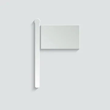 Flag icon vector Stock Illustration