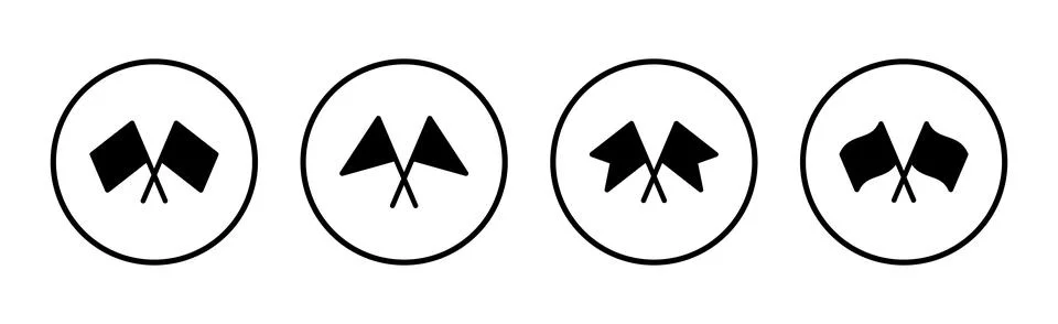 Flag icon vector illustration. Gps location pin map. Location marker symbol. 스톡 일러스트