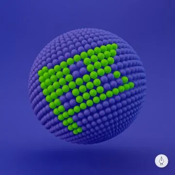 Flag icon. Web sign. Design element. Vector illustration. 3D Pix Stock Illustration