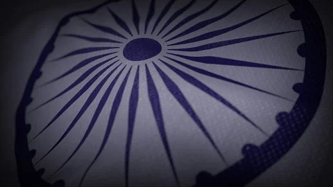 Flag of India. Cinematic 3D Animation. Stock Footage 264532053