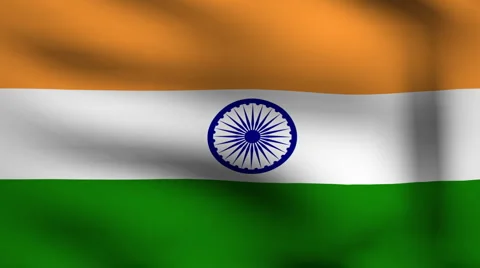 Flag of india Video stock 891397