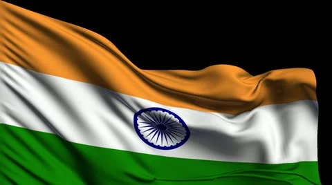 Flag of India Stockbeeldmateriaal 22261379