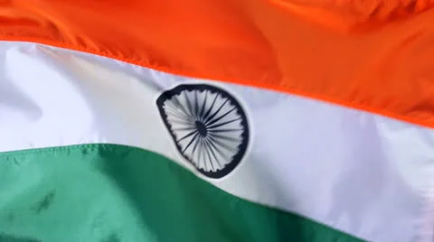 Flag of India Video stock 25272815