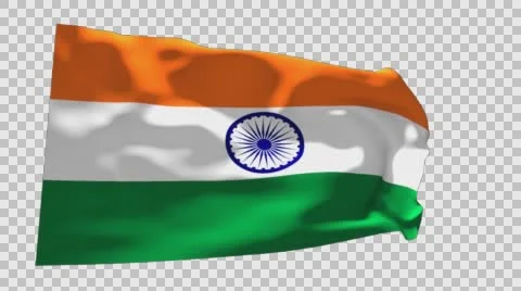 Flag of India Stockbeeldmateriaal 59851997