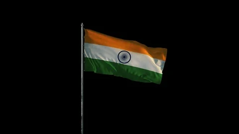 Flag of India Stock Footage 103179849