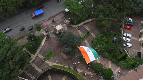 Flag of India Stock-Footage 114283004