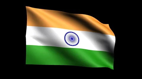 Flag of India 스톡 동영상 127329745