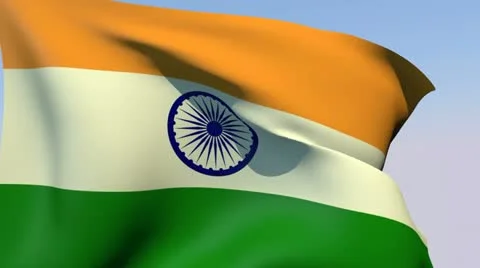 Flag of India HD | Stock Video | Pond5