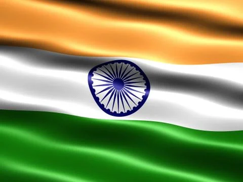 Flag of india Иллюстрация