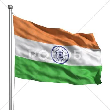 Flag of india Stock Illustration