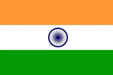 Flag of India Stock Illustration