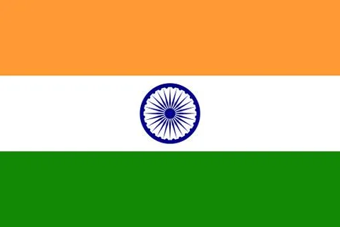 Flag of India Stock Illustration