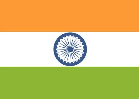Flag of India Stock Illustration