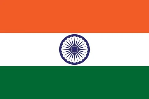 Flag of India Stock Illustration