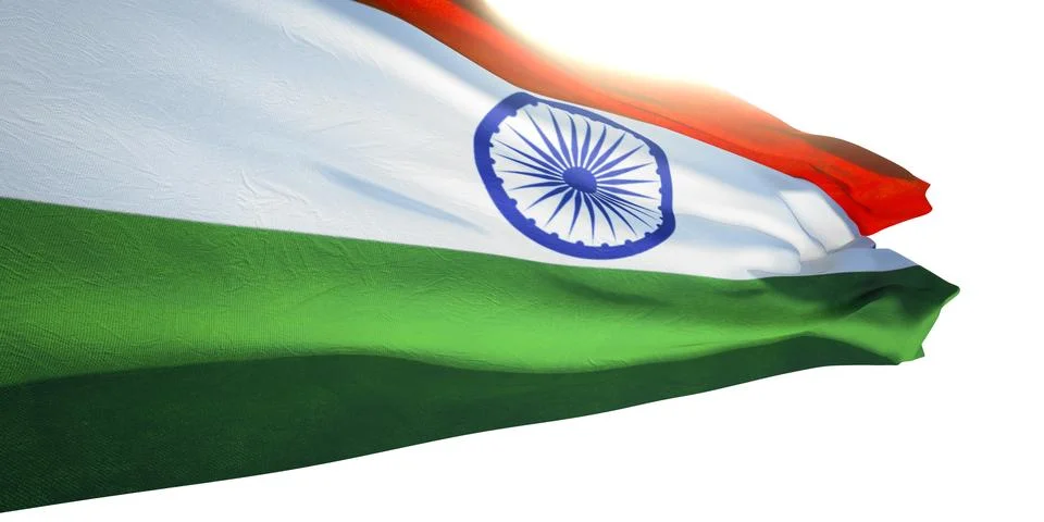 Flag of India Stock Illustration
