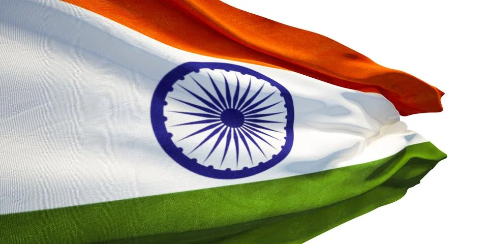 Flag of India Illustrazione stock