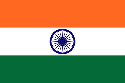Flag of India Stock Illustration