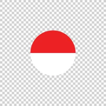 Flag indonesia ellipse circle button country fifa world cup 2026 Ilustração Stock