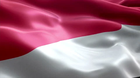 Flag Indonesia Stock-Footage 47747215