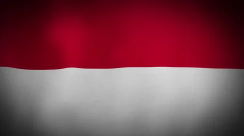 Flag Indonesia Stock Footage 54425983