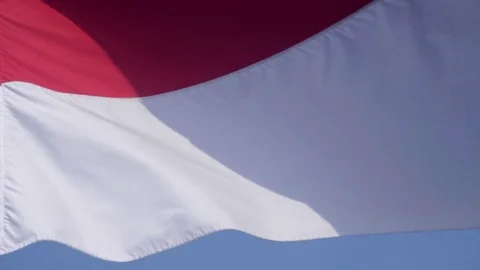 Flag of Indonesia Stock Footage 77950808