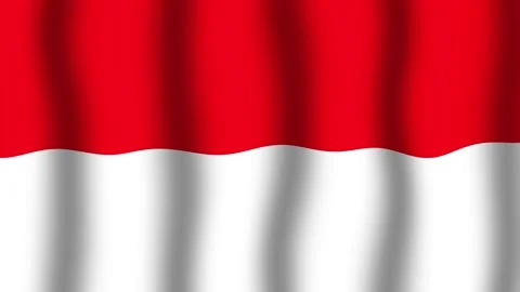 Flag of Indonesia Stock Footage 175747917