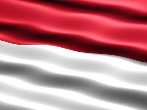 Flag of indonesia 스톡 일러스트