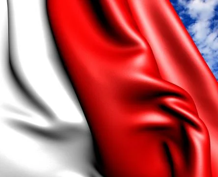 Flag of indonesia Stock Illustration