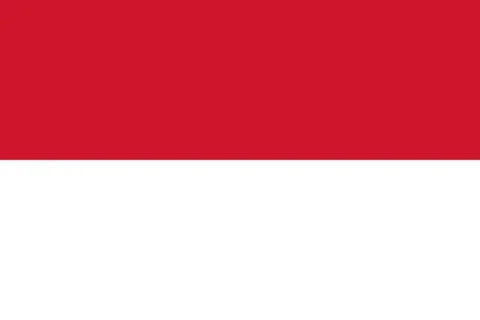 Flag of indonesia Stock Illustration