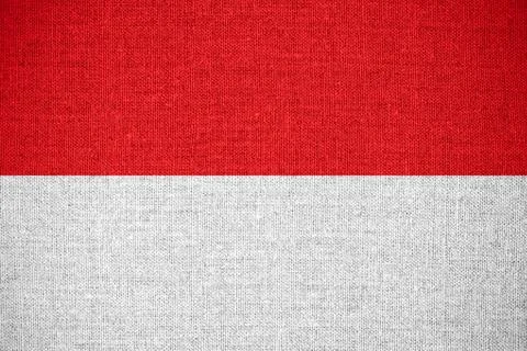 Flag of Indonesia Illustrazione stock