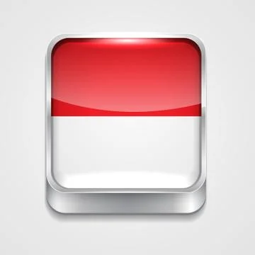 Flag of indonesia Stock Illustration