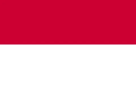 Flag of Indonesia Stock Illustration