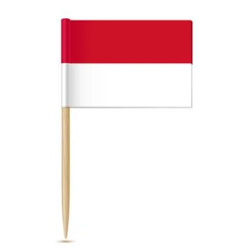 Flag of Indonesia Stock Illustration