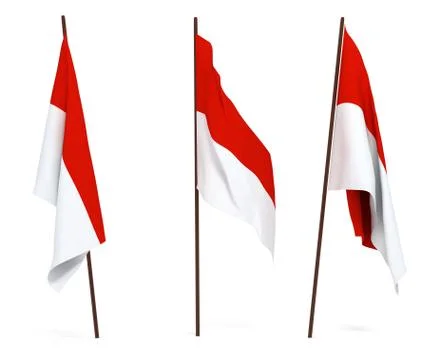 Flag of Indonesia Stock Photos
