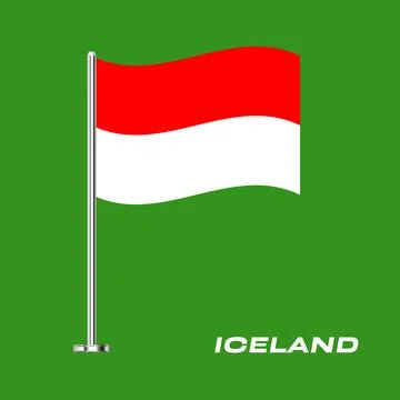 Flag of Indonesia  W Stock Illustration