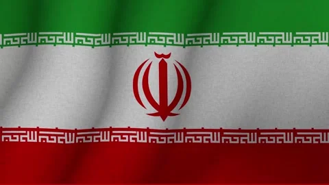 The flag of Iran. The evolving 3d national flag of Iran. 1080p HD animation for Stock-Footage 273195184