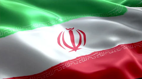 Flag Iran Vídeos de archivo 47747397