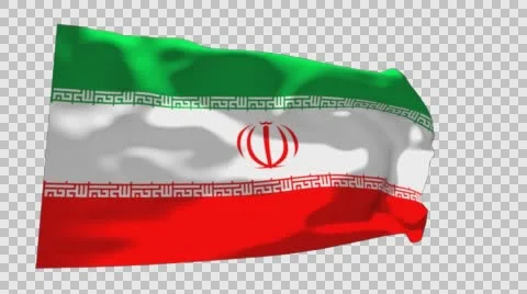 Flag of Iran Stockbeeldmateriaal 59851709