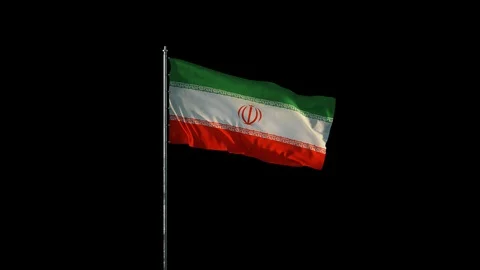 Flag of Iran Stock Footage 103179917