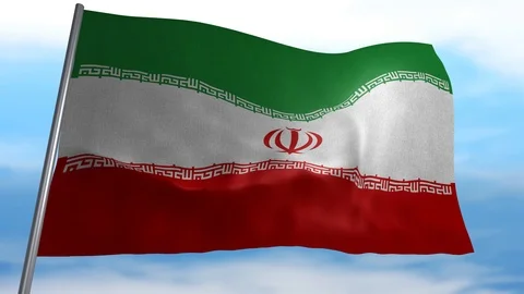 Flag of Iran Stock Footage 118569152