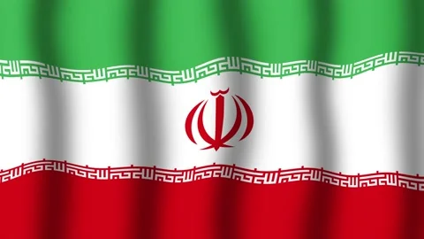 Flag of Iran Vidéo 175749091