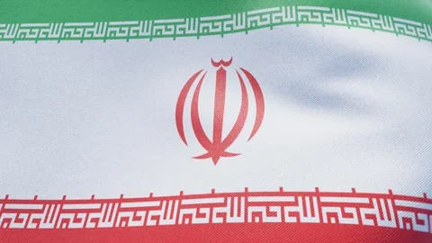 Flag of Iran Stock Footage 278458791