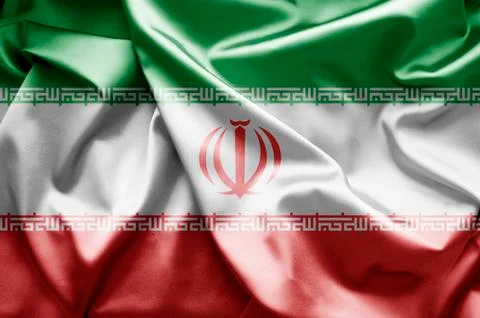Flag of iran Stock Illustration