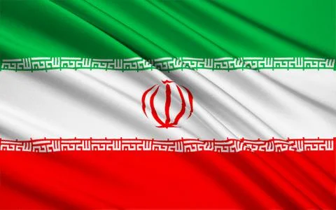 Flag of Iran Stock Illustration