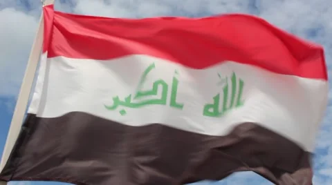 Flag of Iraq Stock-Footage 51768376